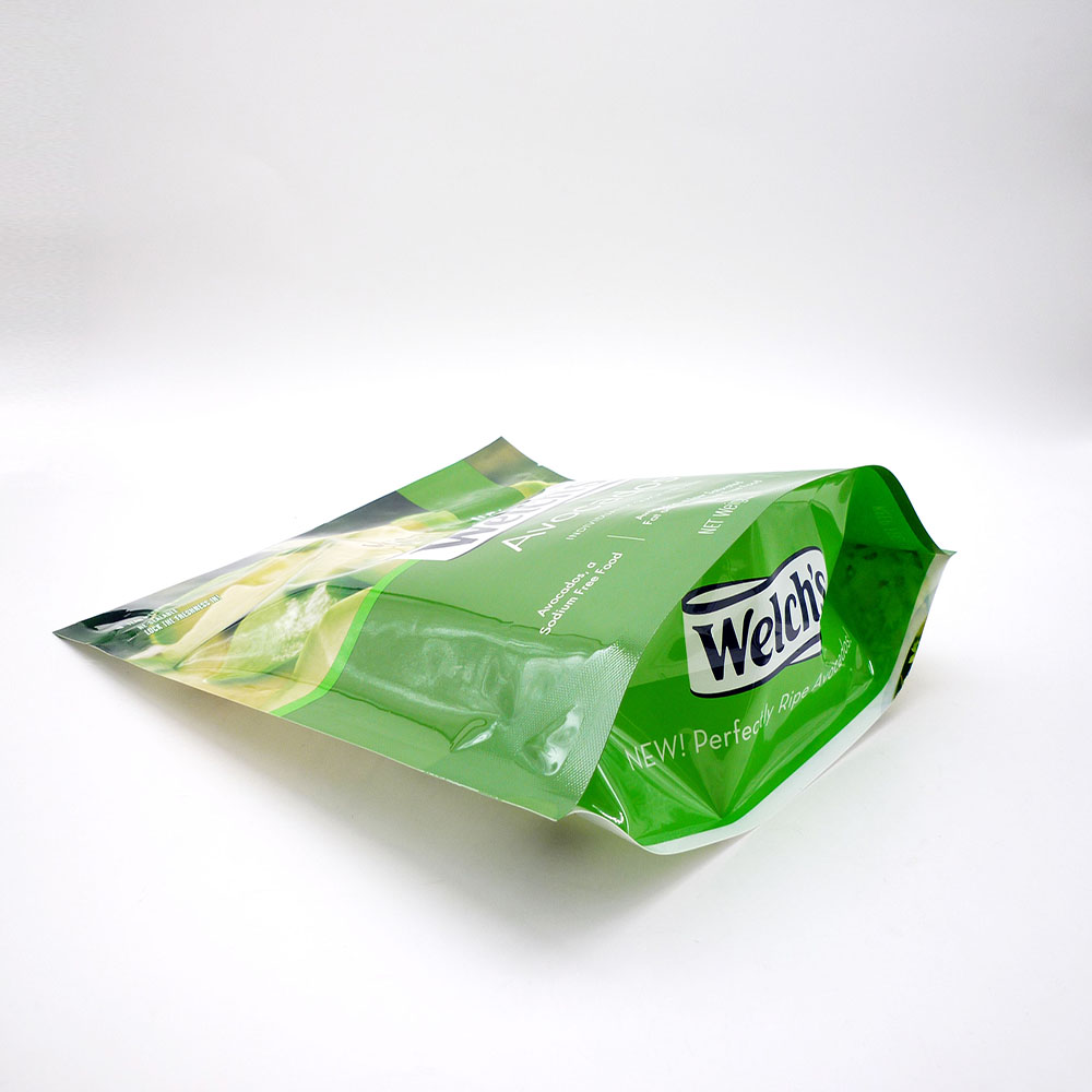 Frosted Matte Recyclable Food Packaging Paper Bags Stand Up Pouch with Zipper and Front Window