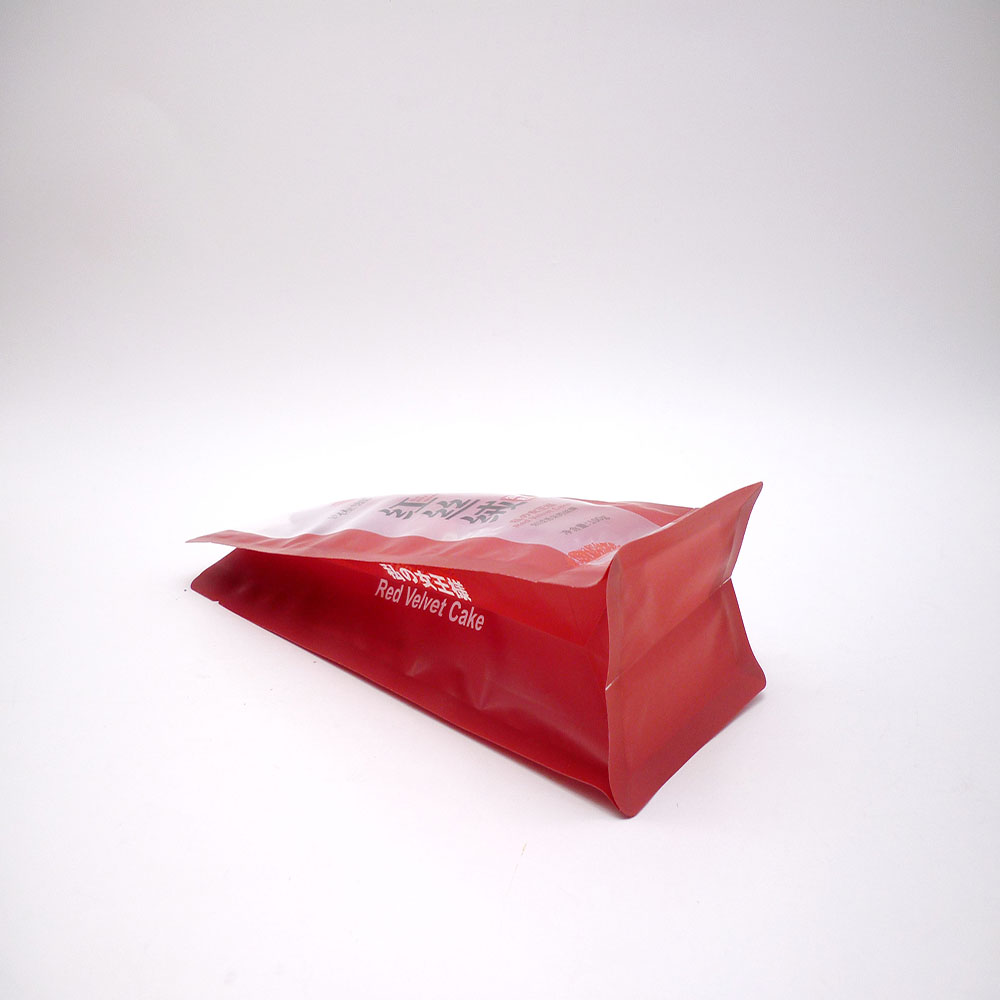 Clear plastic bag with flat bottom aluminium polypropylene pouches