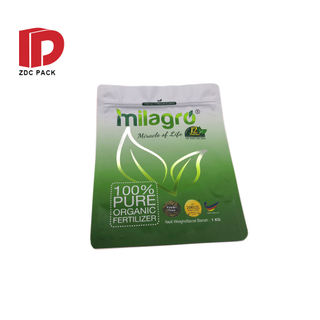 Factory manufacture Customized Logo fertilizer bag with zipper fertilizer plastic pouch