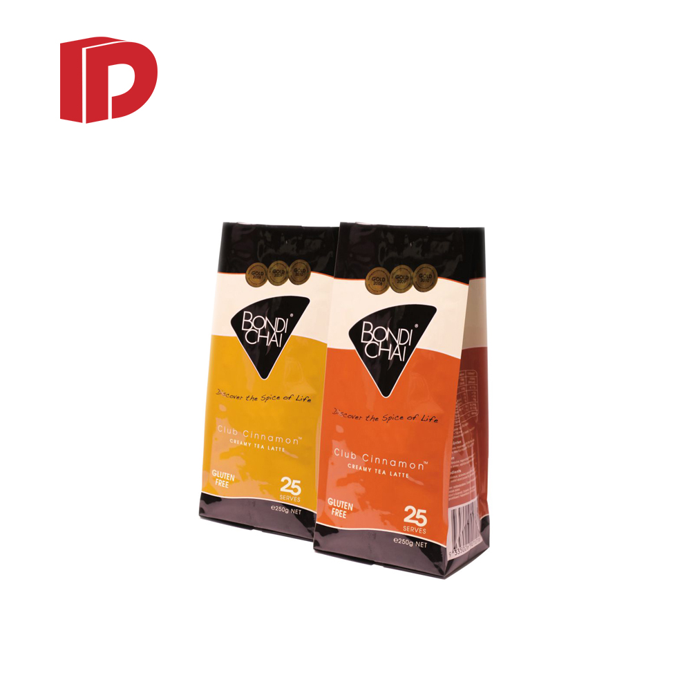 Packaging Bags Flat Bottom Pull Tab Pouches Food Grade Plastic Bag Coffee Bag