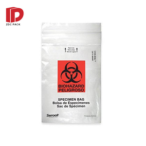 Wholesale Ecofriendly Lab Use Plastic Biohazard Pathology Specimen Bag