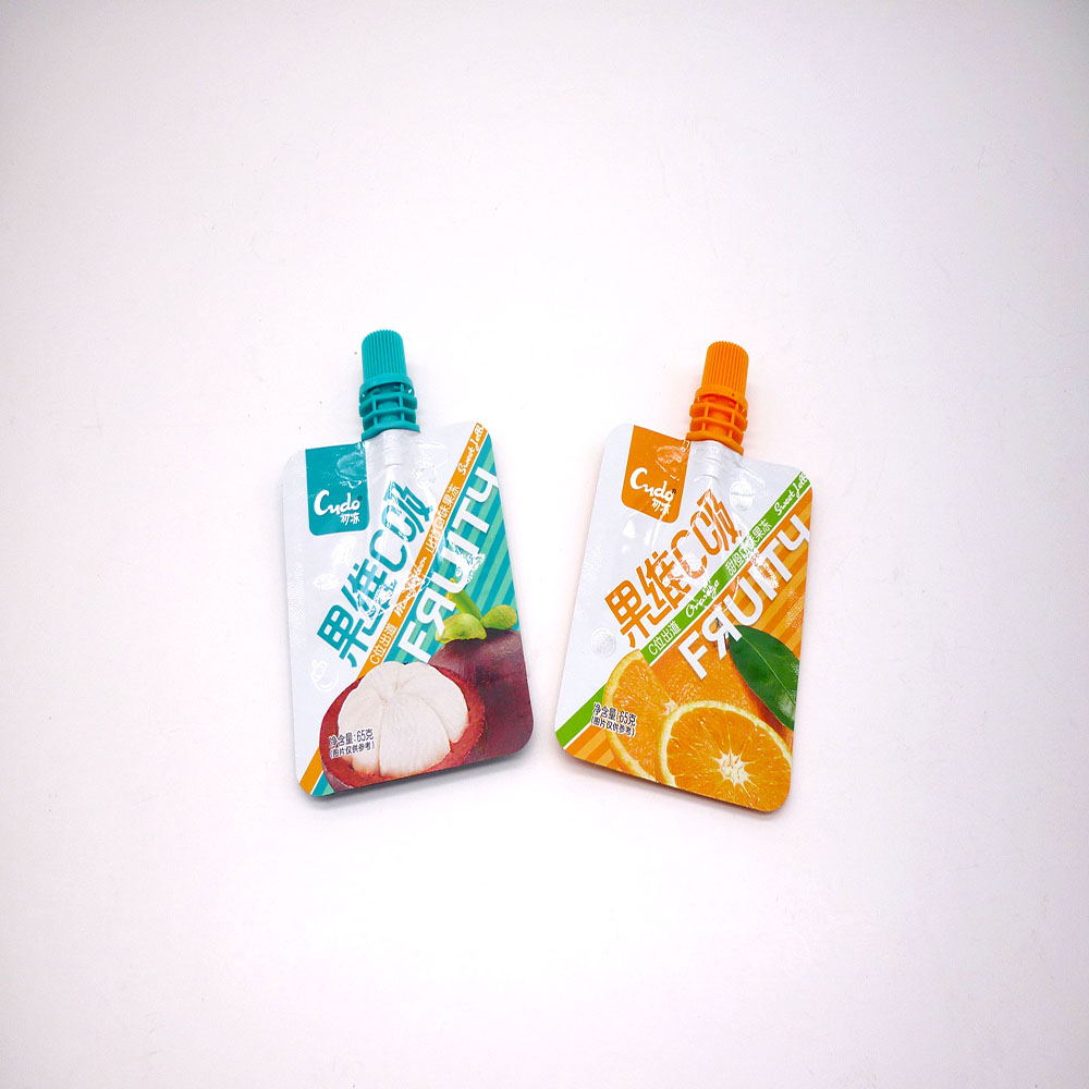 Flexible Liquid Hand Sanitizer Gel Pouch Plastic Juice or Beverage Filling Spout Pouch